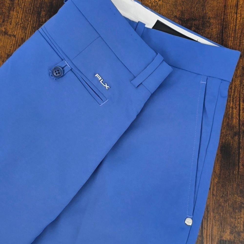 RLX Ralph Lauren Classic Fit Golf Shorts Mens 30 Blue Performance 8.5" NWOT